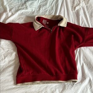 Taylor Swift red polo (all to well) quarters zip